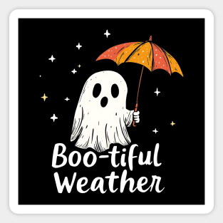 Boo-tiful Weather Ghost with Umbrella Magnet